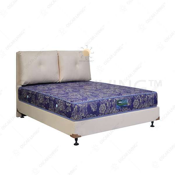 KASUR - SPRINGBED Kasur Springbed Valeo Superkoil HB Boston Cream | Fullset Kozo VALEO OSCARLIVING