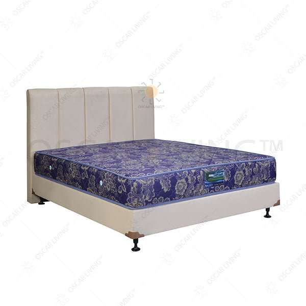 KASUR - SPRINGBED Kasur Springbed Valeo Superkoil HB Vadia Cream | Fullset Kozo VALEO OSCARLIVING