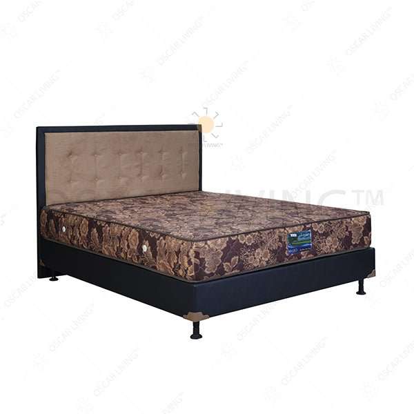 KASUR - SPRINGBED Kasur Springbed Valeo Superkoil HB Queenstown | Fullset Oreo VALEO OSCARLIVING