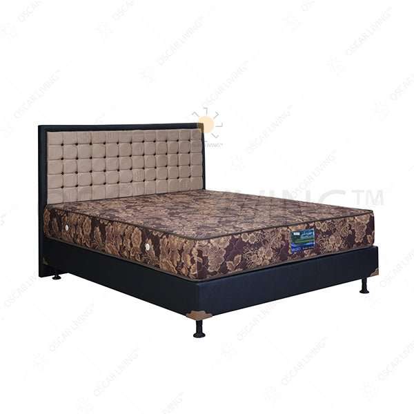 KASUR - SPRINGBED Kasur Springbed Valeo Superkoil HB Victoria | Fullset Oreo VALEO OSCARLIVING