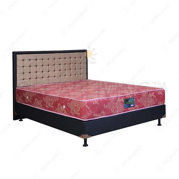 KASUR - SPRINGBED Kasur Springbed Valeo Superkoil HB Victoria | Fullset Oreo VALEO OSCARLIVING