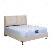 KASUR - SPRINGBED Kasur Springbed Valeo Superkoil HB Boston Cream | Fullset Kozo VALEO OSCARLIVING