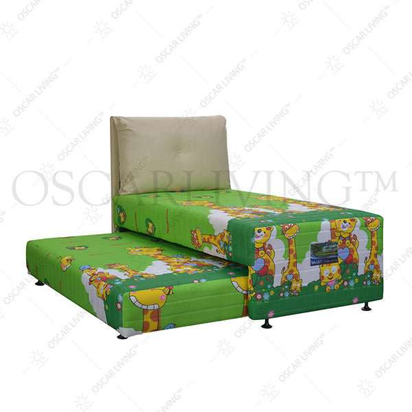 KASUR 2IN1 - 2IN1 BEDSET Kasur Springbed Valeo SuperKoil 2in1 Jerapah HB Boston | Fullset Kids VALEO OSCARLIVING