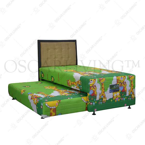 KASUR 2IN1 - 2IN1 BEDSET Kasur Springbed Valeo SuperKoil 2in1 Jerapah HB Queenstown | Fullset Kids VALEO OSCARLIVING