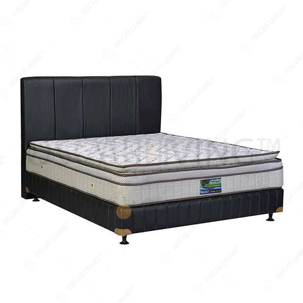 KASUR - SPRINGBED Kasur Springbed Valeo SuperKoil PlushTop PillowTop HB Vadia | Fullset Kent VALEO OSCARLIVING