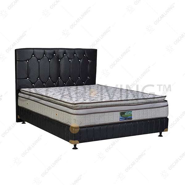 KASUR - SPRINGBED Kasur Springbed Valeo SuperKoil PlushTop PillowTop HB Verona | Fullset Kent VALEO OSCARLIVING