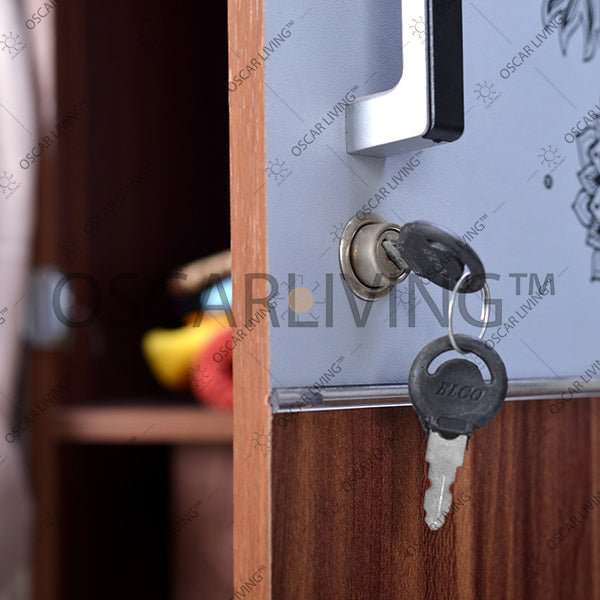 Lemari Pakaian Lemari pakaian 2 Pintu Cermin LPC722 HARMONY SUPER FURNITURE OSCARLIVING