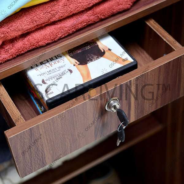 Lemari Pakaian Lemari pakaian 2 Pintu Cermin LPC722 HARMONY SUPER FURNITURE OSCARLIVING