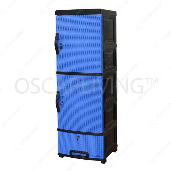 LEMARI PLASTIK - PLASTIC WARDROBE Lemari Plastik Napolly CLC55 | Plastic Drawer NAPOLLY OSCARLIVING