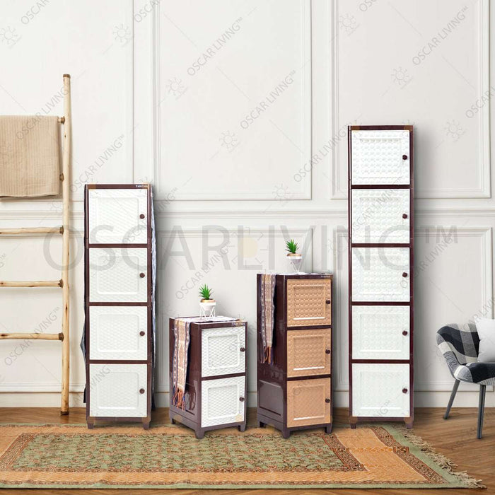 LEMARI PLASTIK - PLASTIC WARDROBE Lemari Plastik Serbaguna Tabitha LOKI T1 Susun | Plastic Wardrobe TABITHA OSCARLIVING