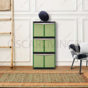 LEMARI PLASTIK - PLASTIC WARDROBE Lemari Plastik Tabitha Motif Anyam | Plastic Wardrobe TABITHA OSCARLIVING