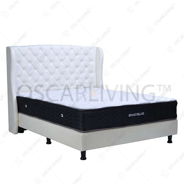 KASUR - SPRINGBED Kasur Spring Bed Central Grand Deluxe Putih | Fullset Fullham CENTRAL OSCARLIVING