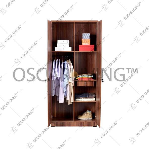 Lemari Pakaian Lemari pakaian 2 Pintu Cermin LPC722 HARMONY SUPER FURNITURE OSCARLIVING