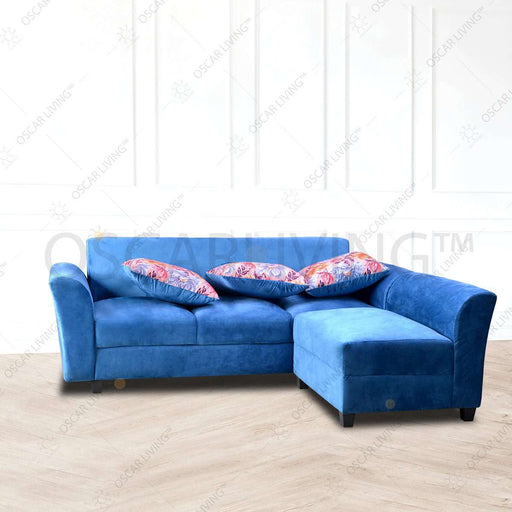 SOFA Sofa Tamu Santai OLC OLIV L Dili Suede | Sofa L OLIV OSCARLIVING