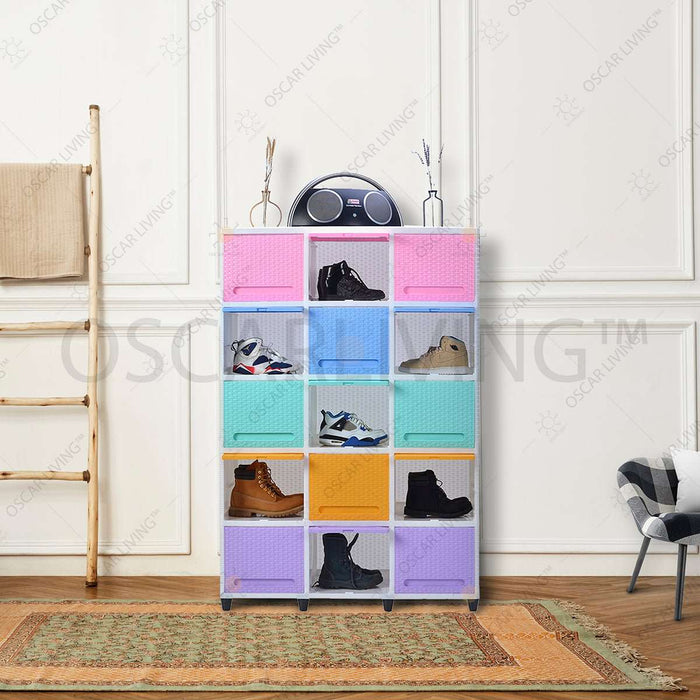 LEMARI PLASTIK - PLASTIC WARDROBE Lemari Plastik Club Flip Triple TCFR WCJ | Plastic Wardrobes CLUB OSCARLIVING